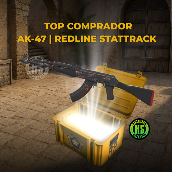 KIT LUVA E FACA + AK REDLINE STT PARA TOP COMPRADOR E 10 COTAS PREMIADAS